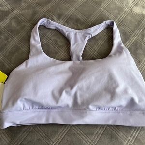 NWT Sports Bra Lavendar color size M